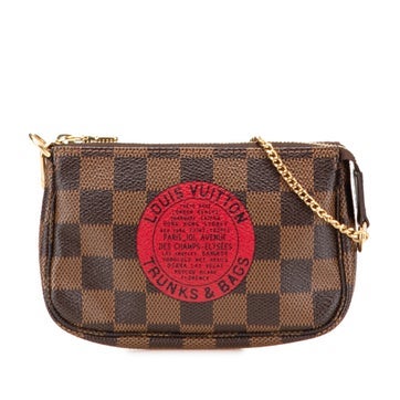 Damier Ebene Trunks and Bags Mini Pochette Accessoires