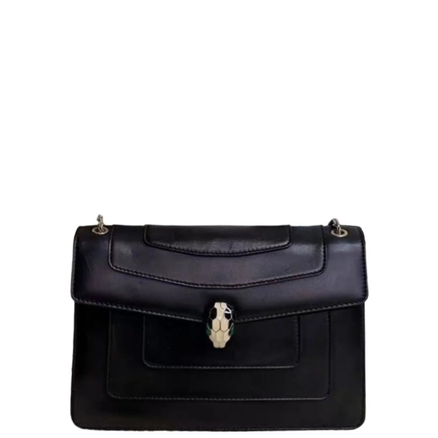 Calfskin Serpenti Forever Large