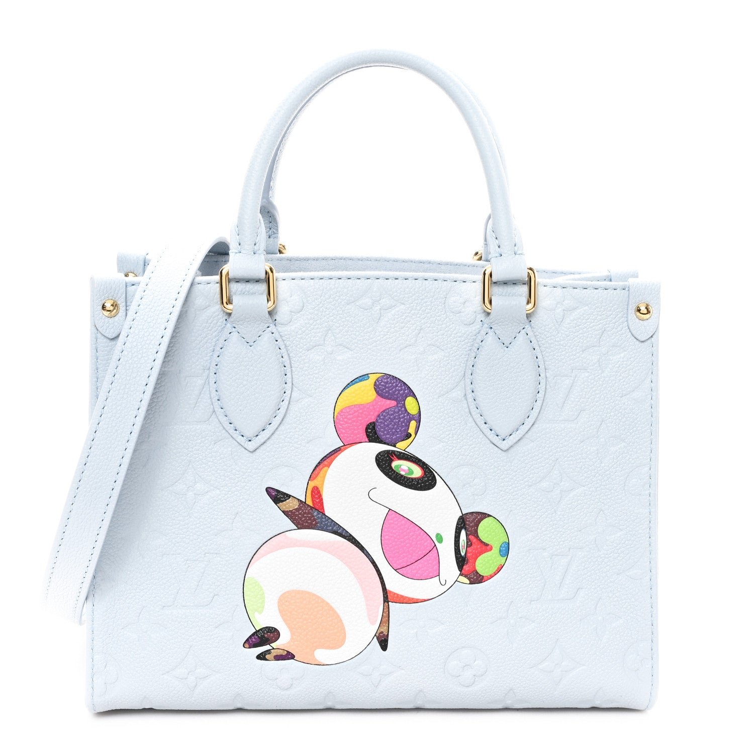 Louis Vuitton LV X TM Empreinte Monogram Superflat Onthego PM Washed Blue