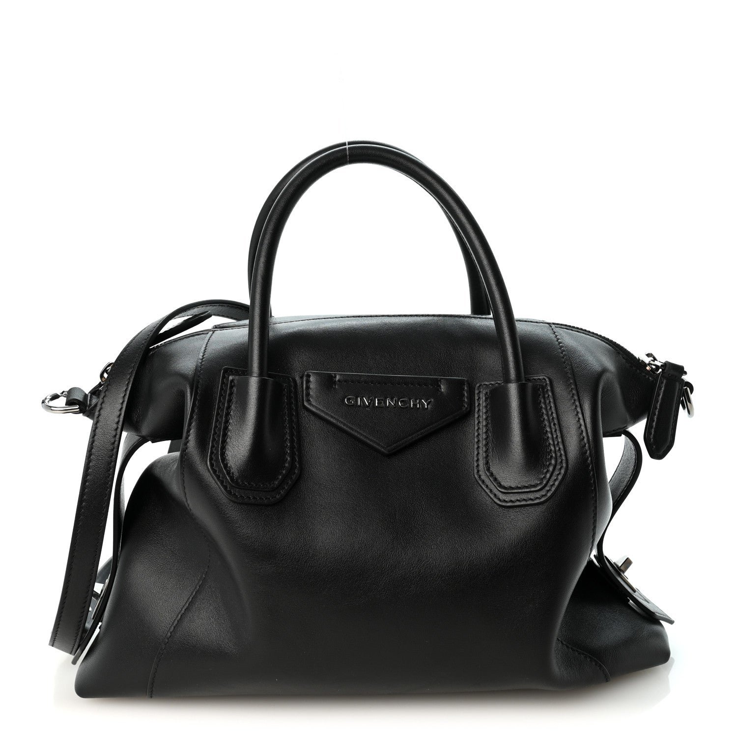 Givenchy Smooth Calfskin Small Soft Antigona Black