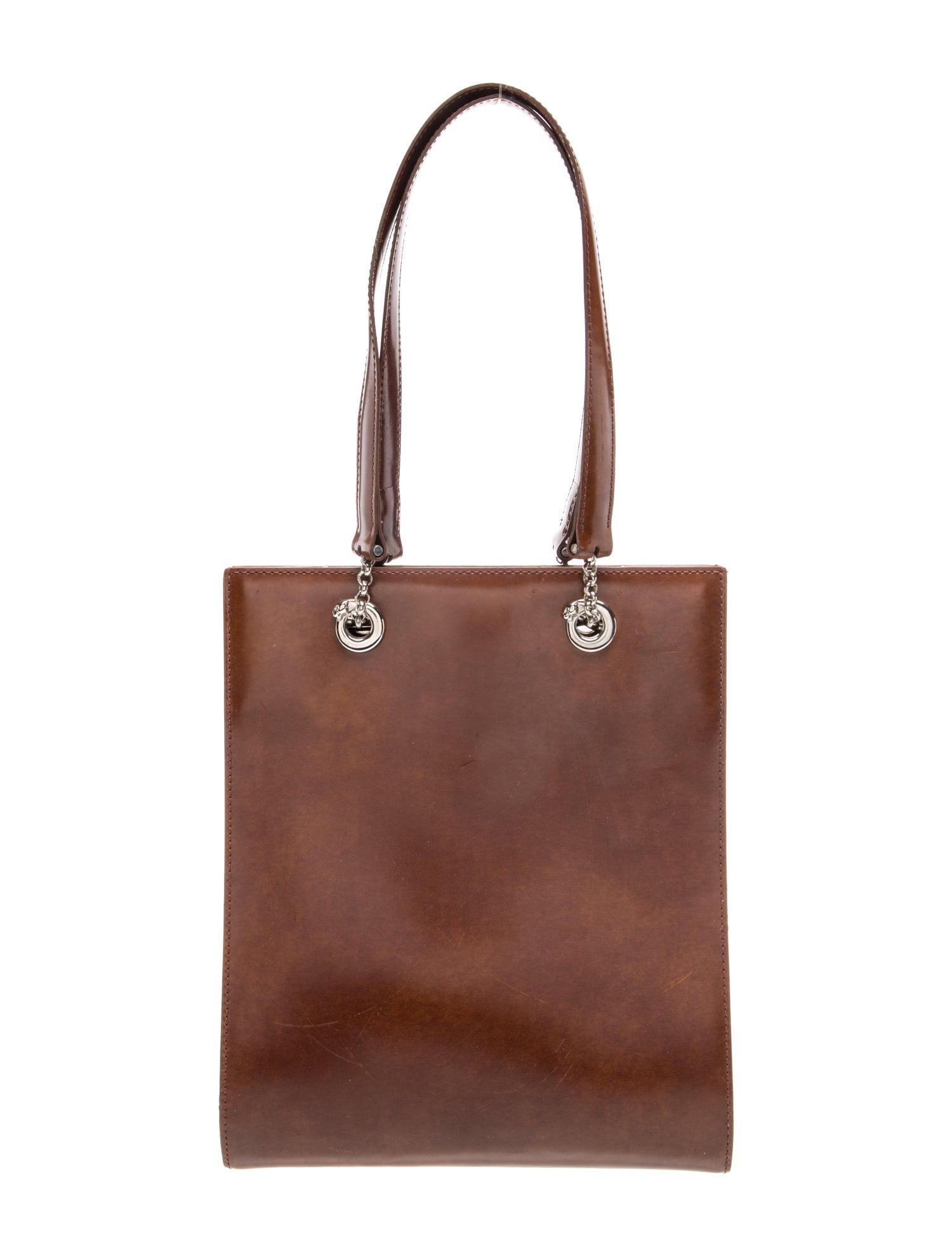 Cartier Leather 2000s Panthère Tote Bag Medium