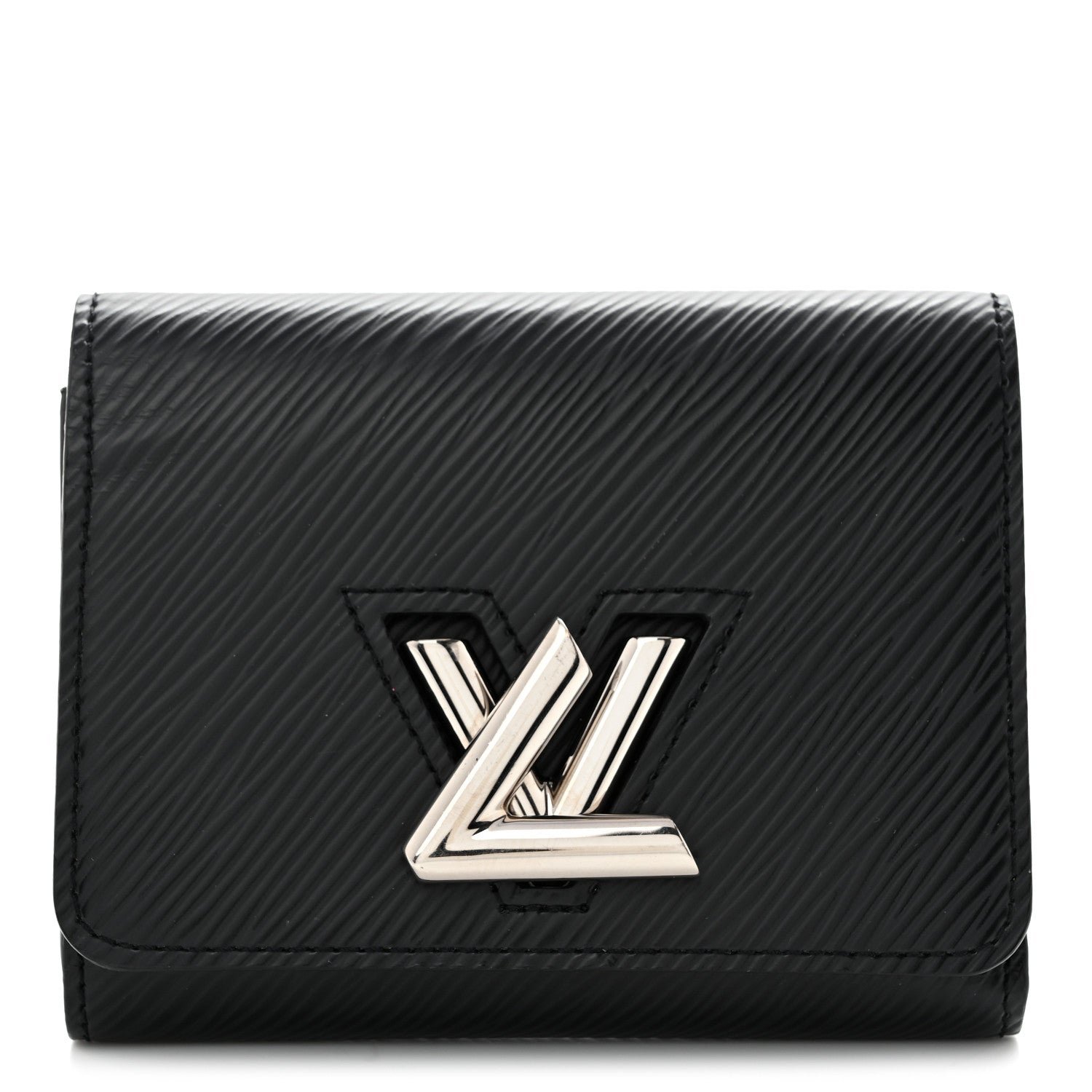 Louis Vuitton Epi Twist Compact Wallet Black