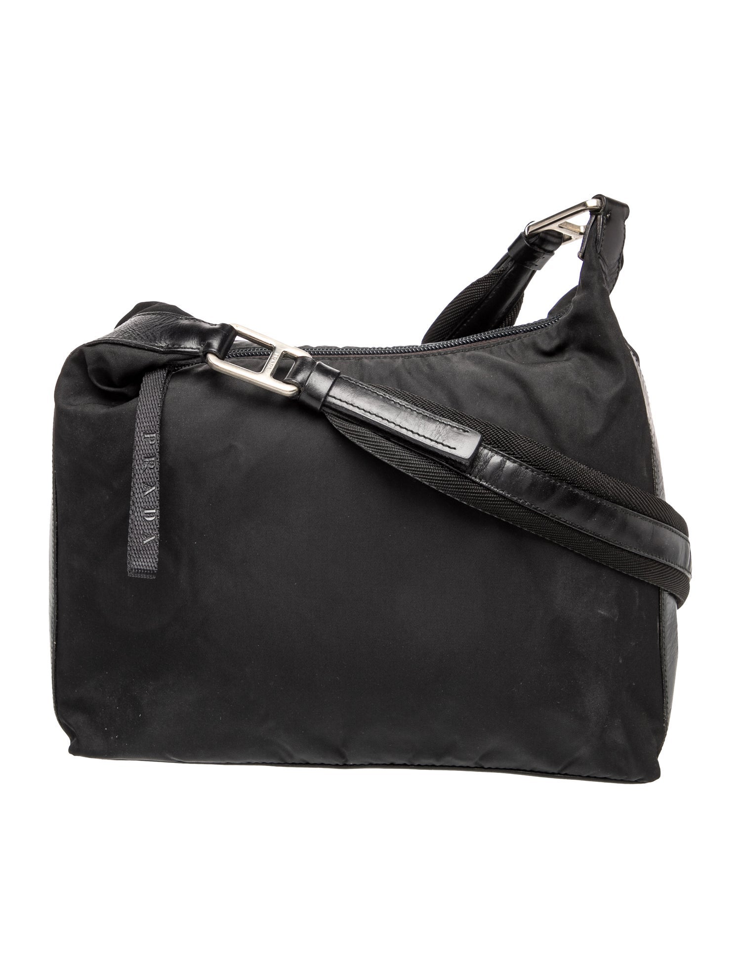 Enameled Metal Triangle Shoulder Bag