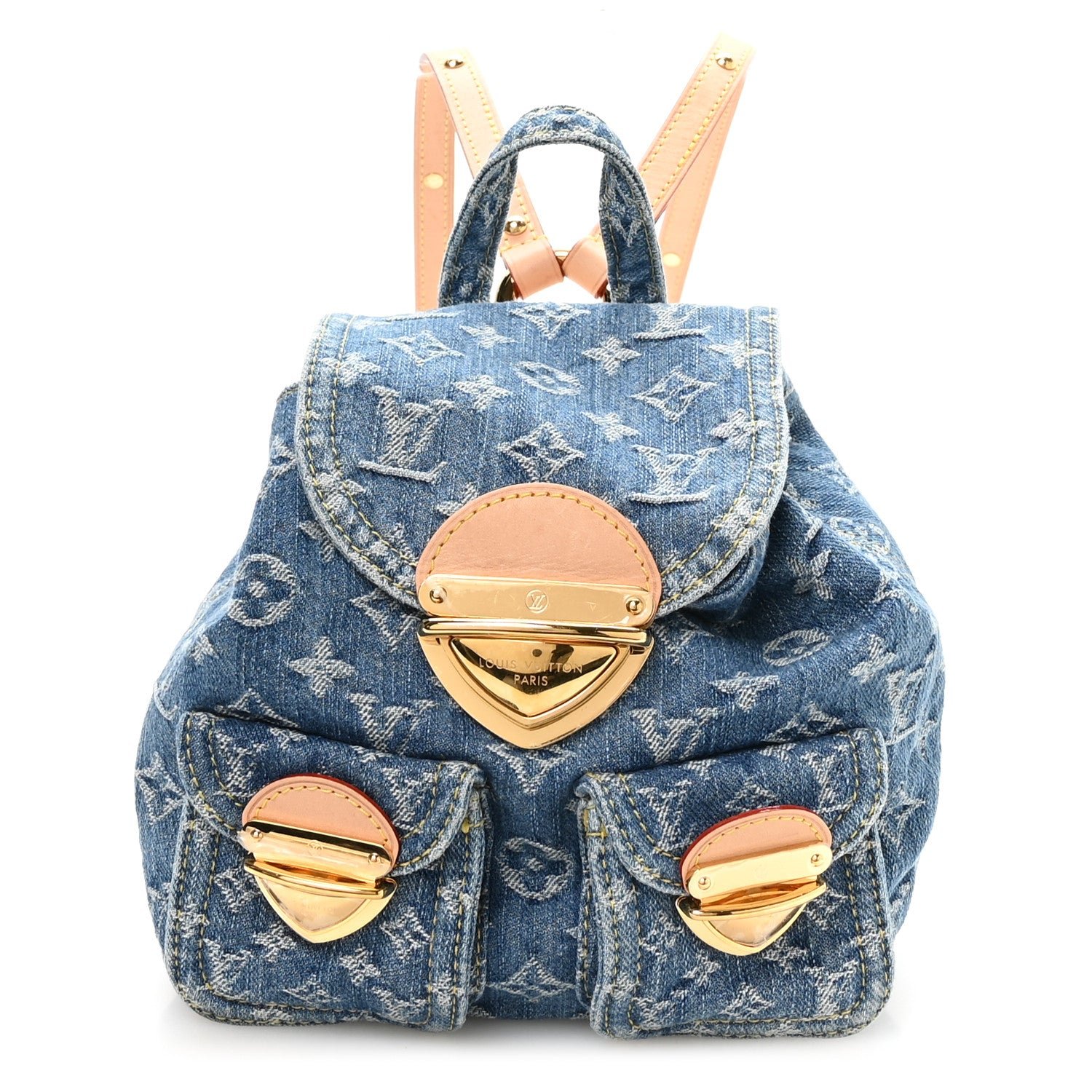 Louis Vuitton Denim Venice Backpack  Blue