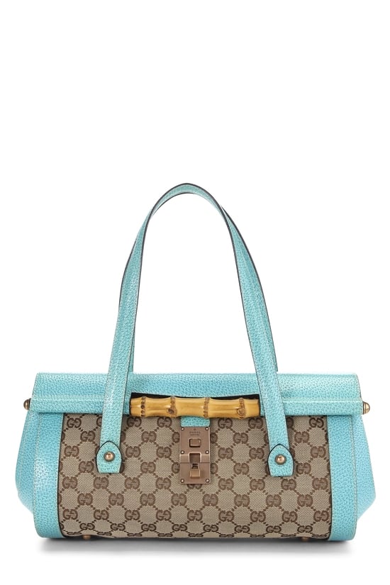 Blue Original GG Canvas Bullet Bag