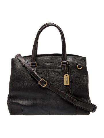 Leather Top Handle Bag