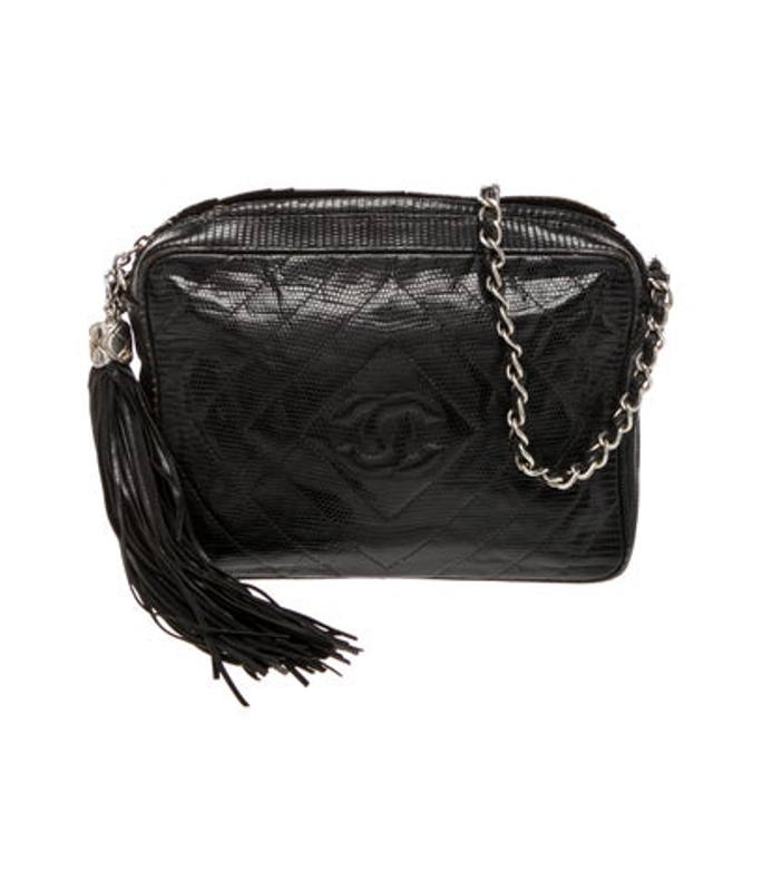 Chanel Vintage Lizard Camera Bag