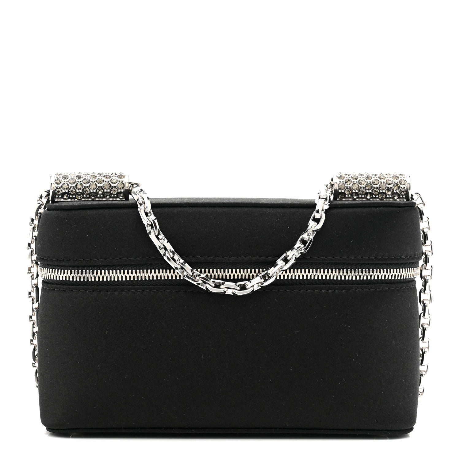 Dolce & Gabbana Dolce & Gabbana Satin Crystal Pave Medium Sicily Tubes Black