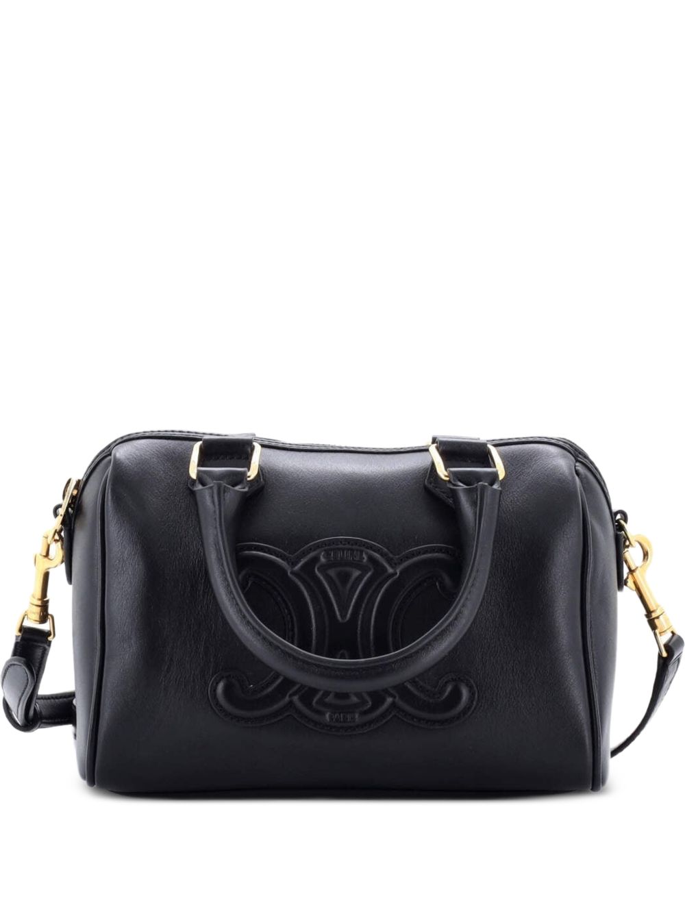 Cuir Triomphe Boston Bag Leather Small satchel
