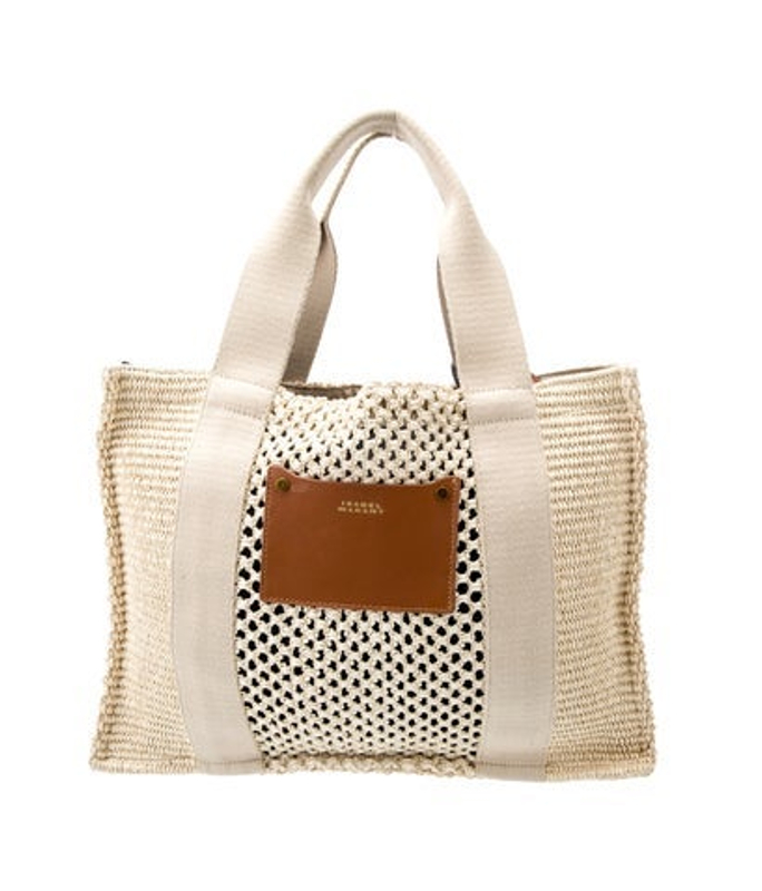 Isabel Marant Marant Raffia Top Handle Bag