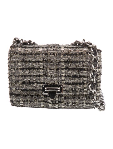 Aspinal of London Tweed Shoulder Bag