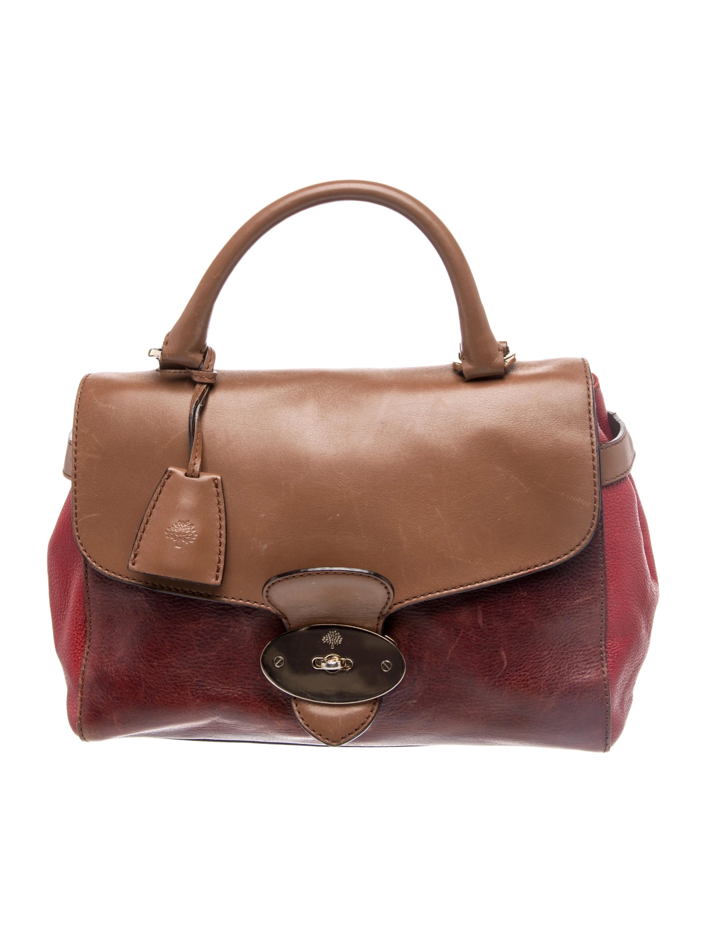 Leather Top Handle Bag