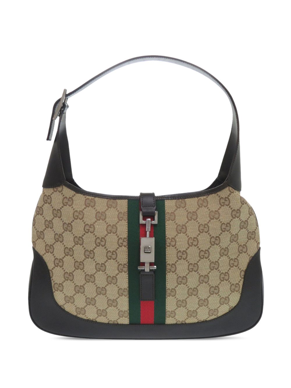 1998-2008 Medium GG Canvas Web Jackie shoulder bag