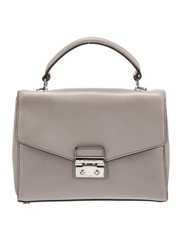 Michael Kors Leather Top Handle Bag