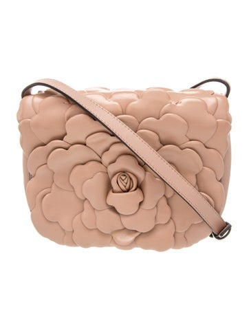 Valentino Leather Rose Small