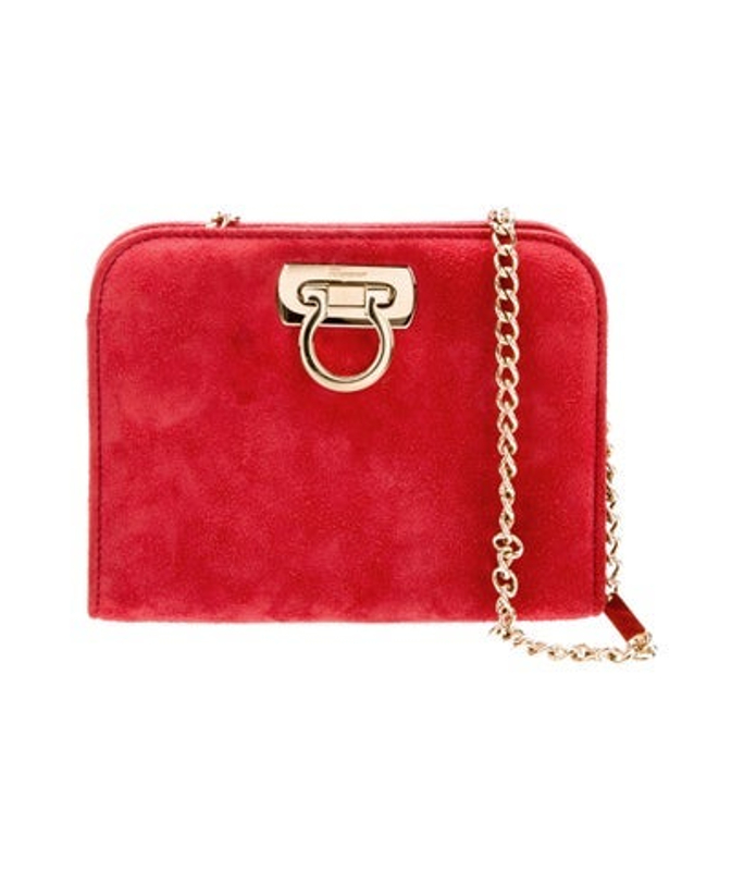 Salvatore Ferragamo Ferragamo Suede Shoulder Bag