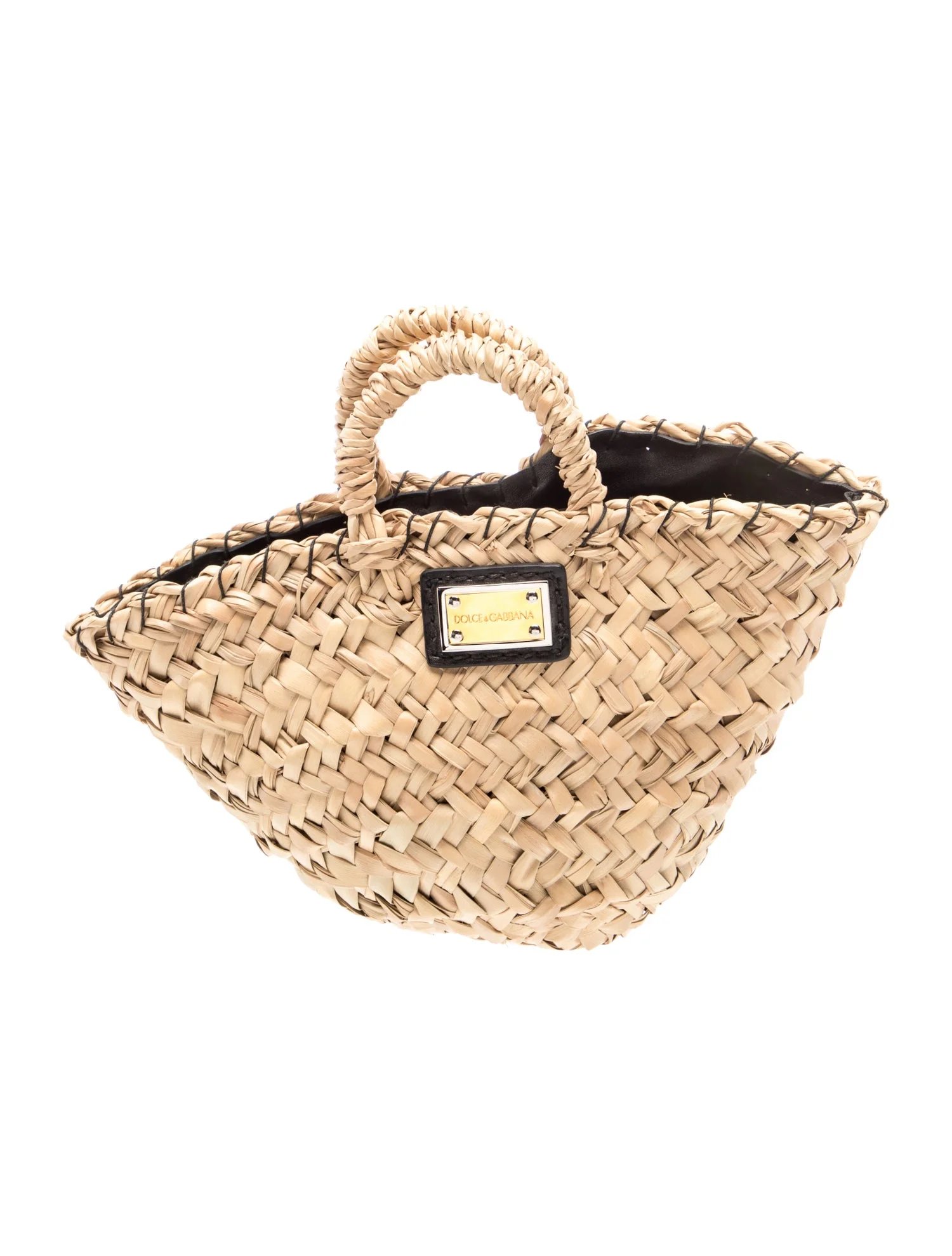 Straw Top Handle Bag