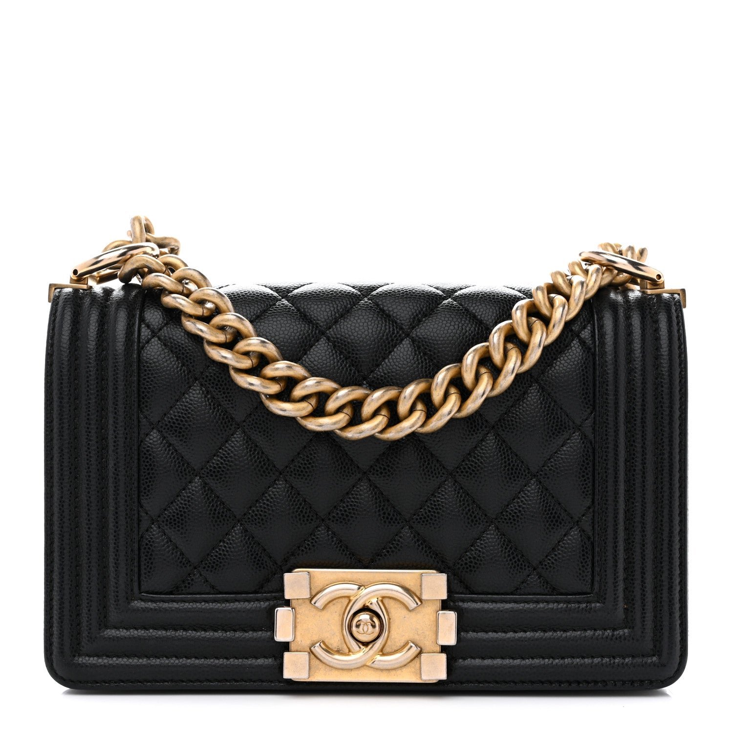 Chanel Caviar Quilted Small Boy Flap Black