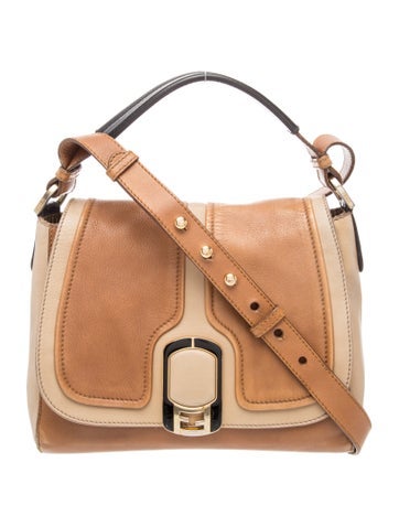 Leather Top Handle Bag Medium Vintage