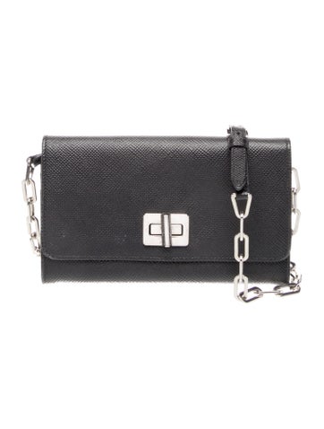 Saffiano Lux Leather Metal
