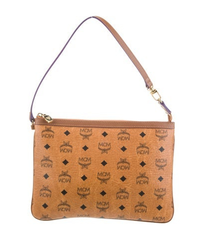 MCM Visetos Top Handle Bag
