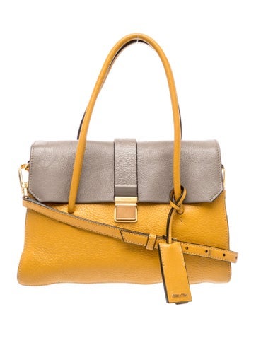 Leather Top Handle Bag