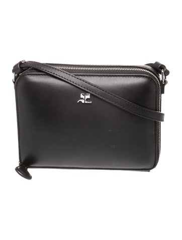 Courreges Leather Top Handle Bag
