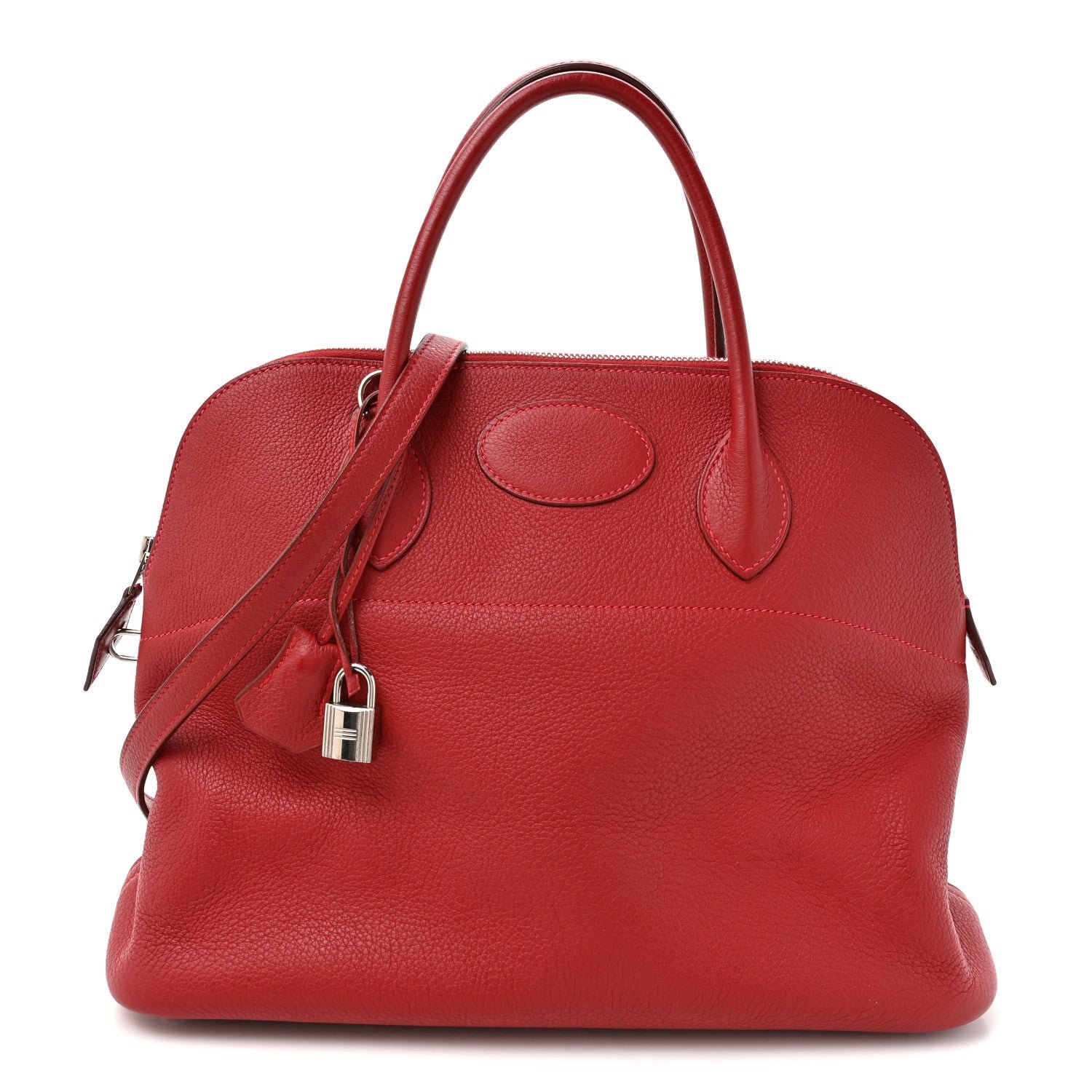 Hermes Taurillon Clemence Bolide 31 Rouge Garance