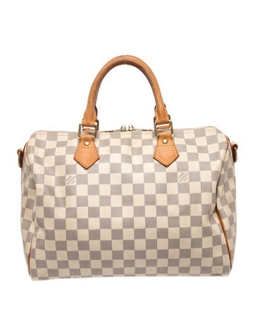 Damier Azur Speedy Bandouliere 30