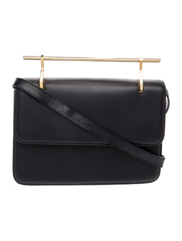 M2Malletier Leather Top Handle Bag