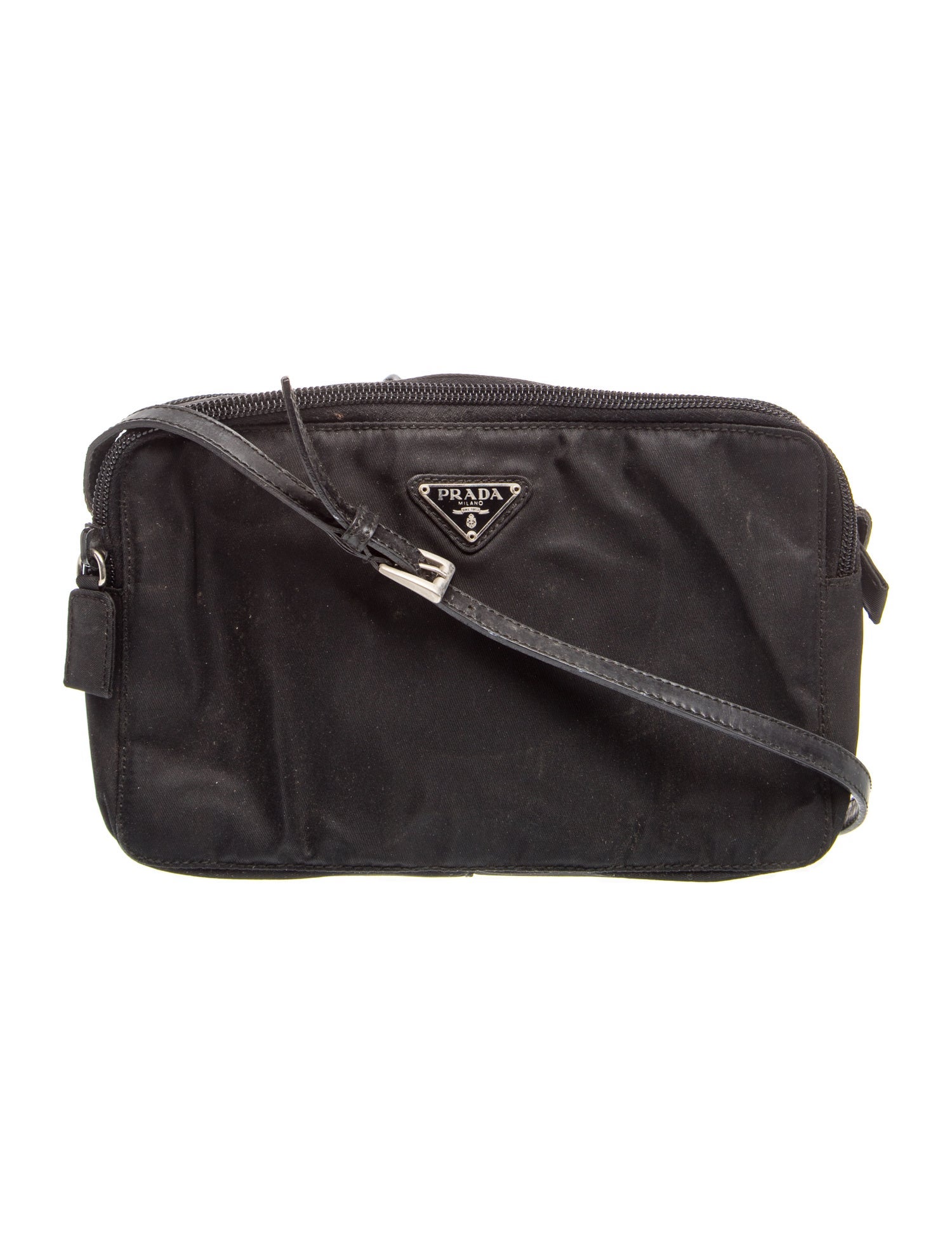Enameled Metal Triangle Shoulder Bag Vintage