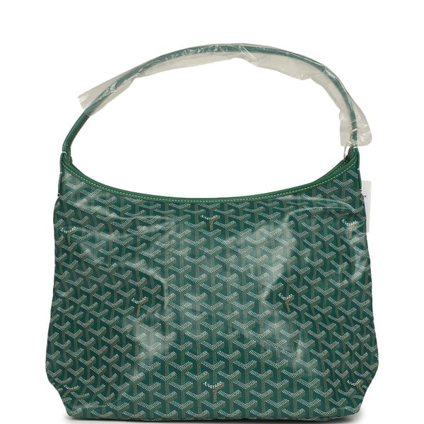 Goyard Goyard Goyardine Green Boheme Hobo Bag Palladium Hardware