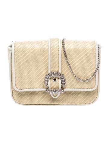 Raffia Crossbody Bag