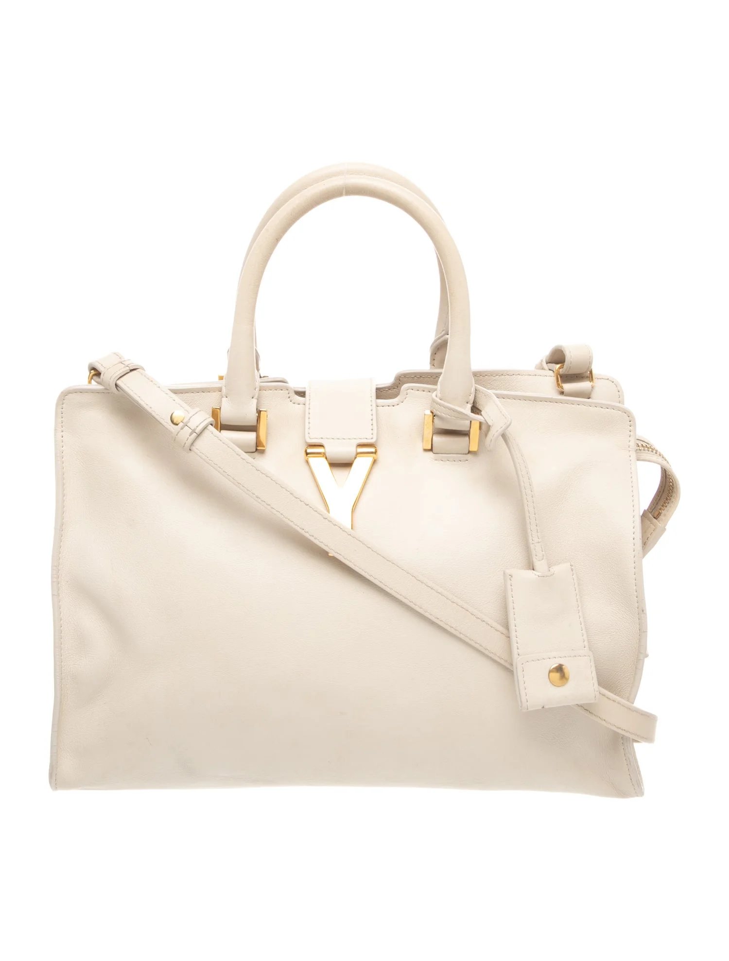 Leather Y Cabas Small