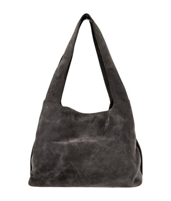 The Row Row Suede Shoulder Bag