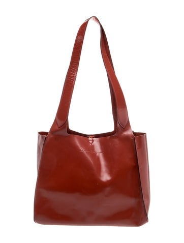 Leather Top Handle Bag
