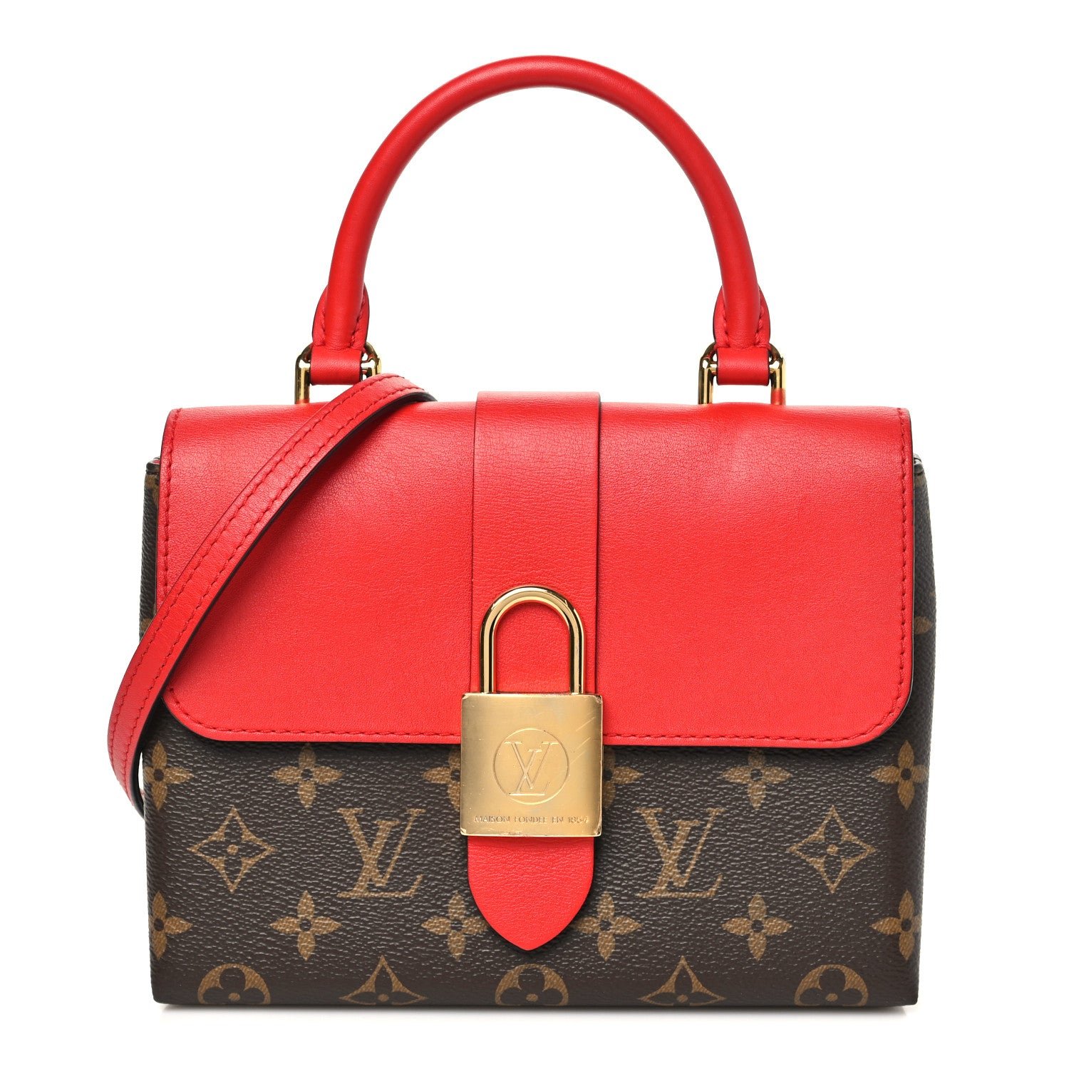 Louis Vuitton Monogram Locky BB Coquelicot