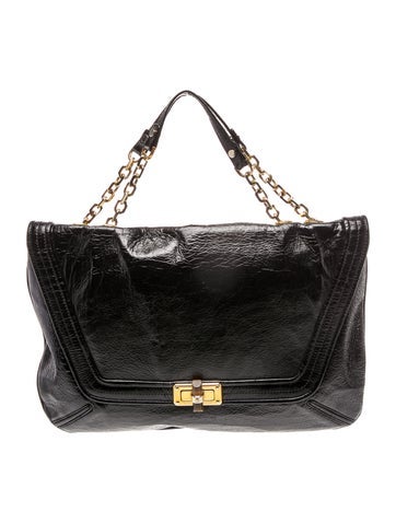 Leather Top Handle Bag