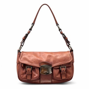 Vitello Leather Shoulder Bag