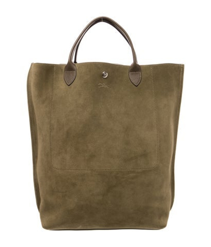 Longchamp Suede Tote