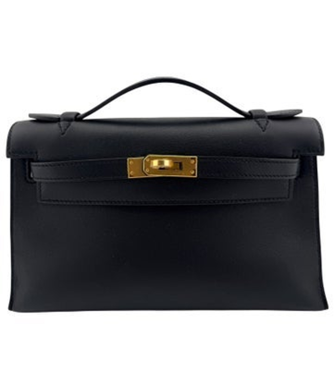 Hermes Swift Leather Kelly Pochette