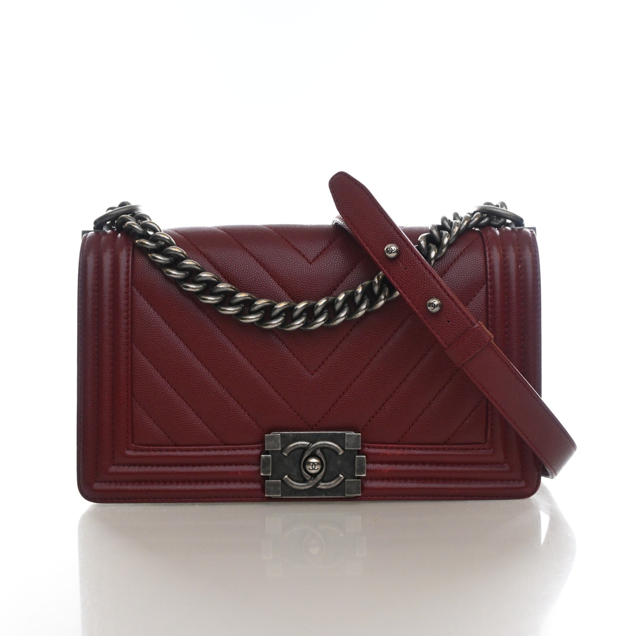 Chanel Medium Caviar Boy Bag