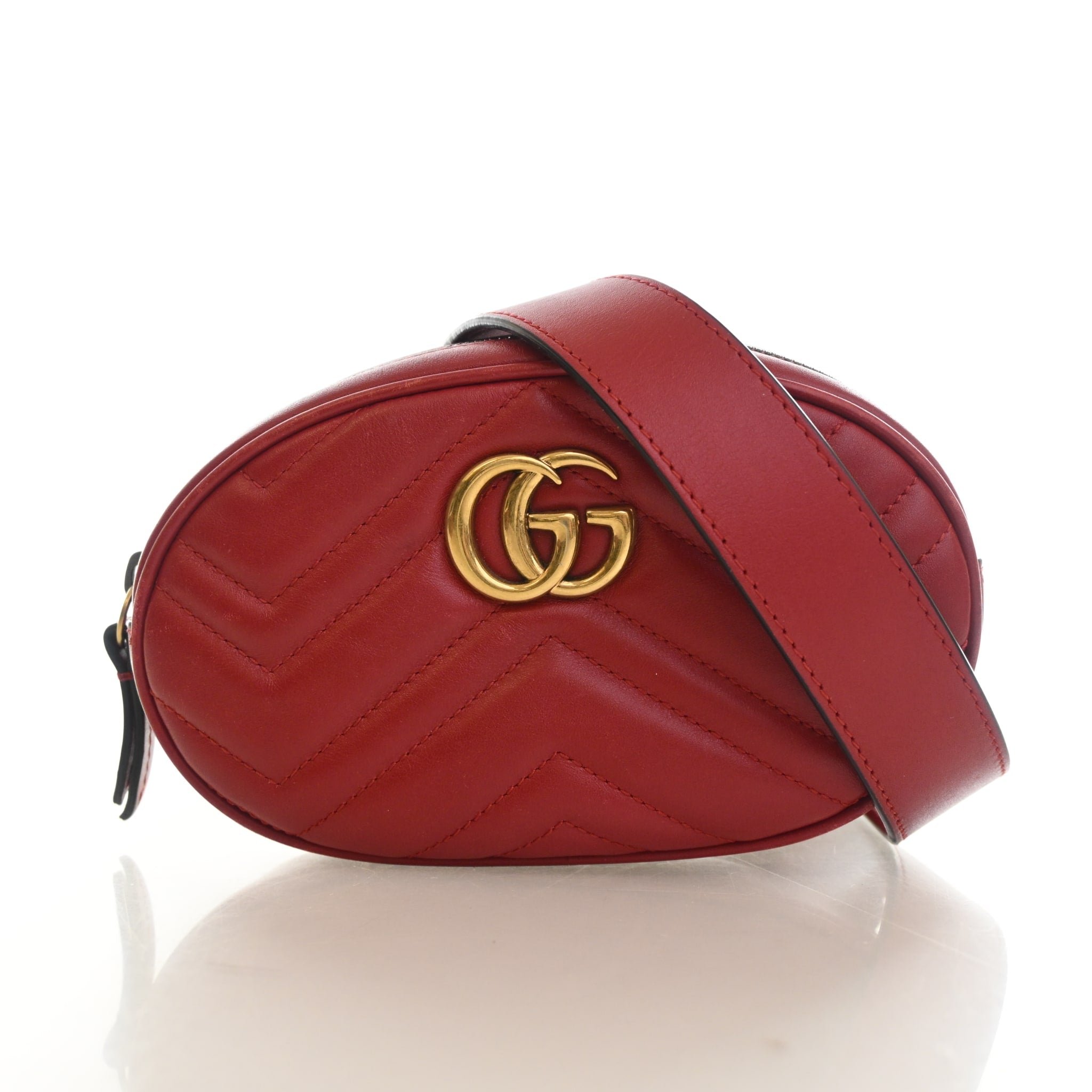 Gucci Calfskin Marmont Belt Bag
