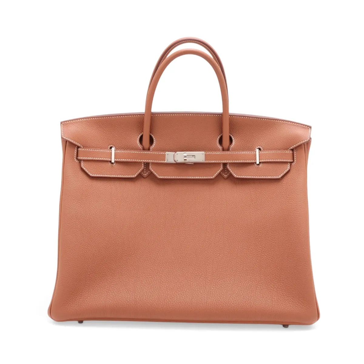 Hermès Birkin 40 Le Tournay Togo Gold Silver Metal Fittings