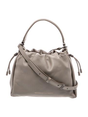 Leather Top Handle Bag w/ Tags