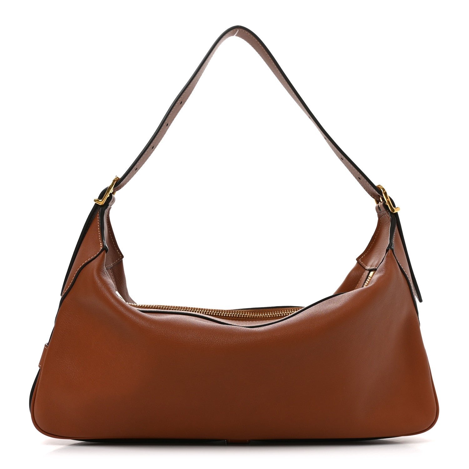 Celine Supple Calfskin Medium Romy Shoulder Bag Tan