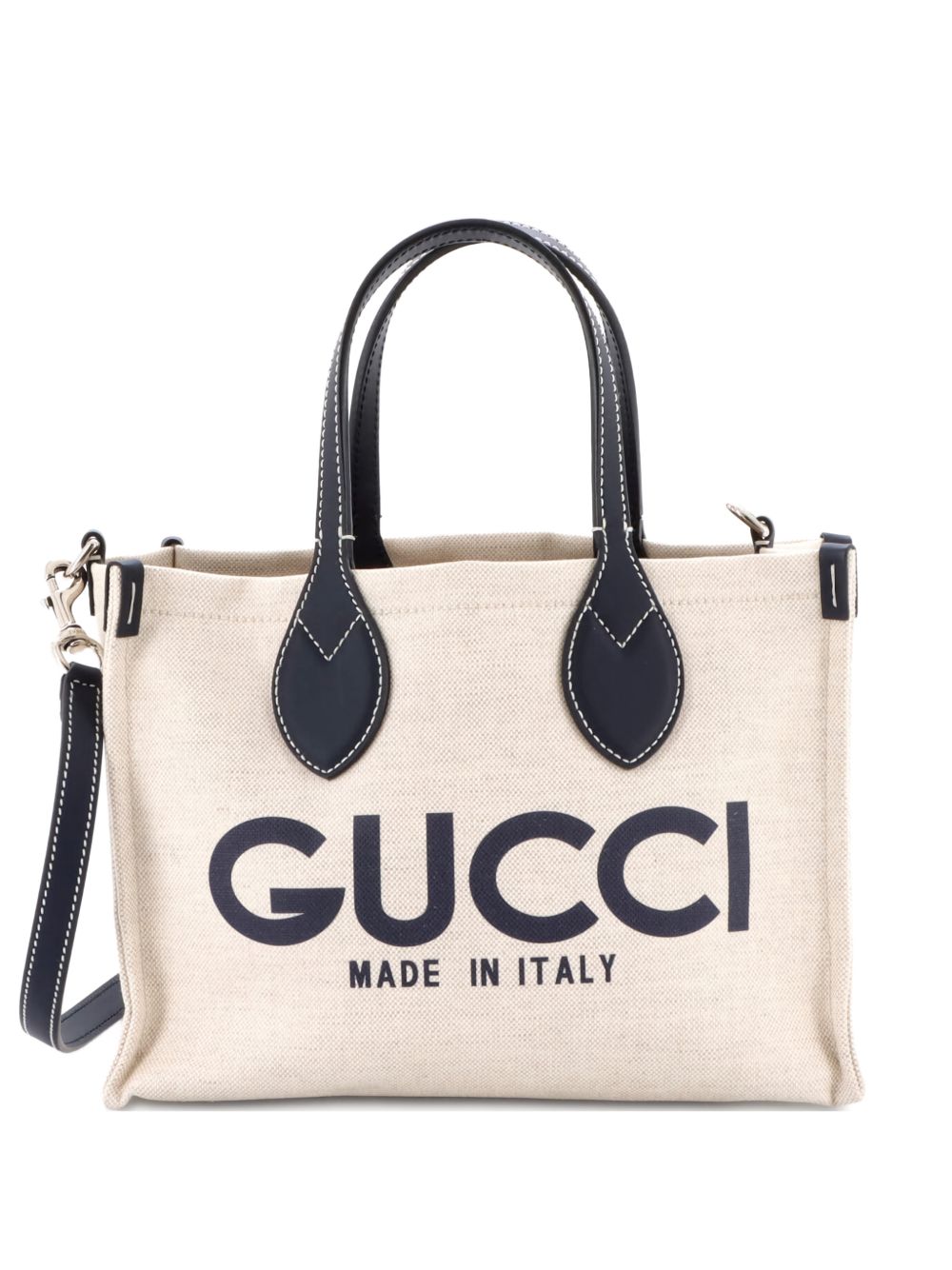 Logo Shopper Tote Printed Canvas Small shoulder bag