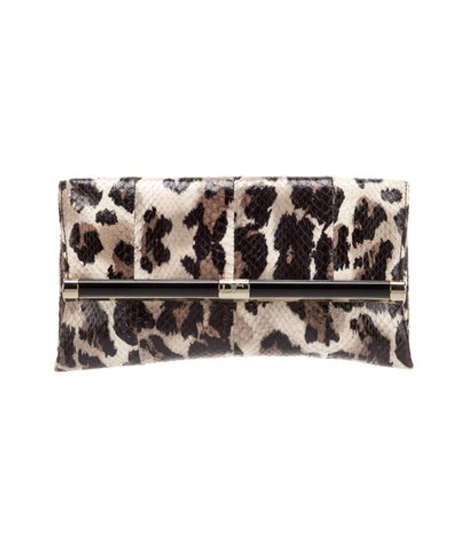 Diane von Furstenberg Von Furstenberg Python Clutch