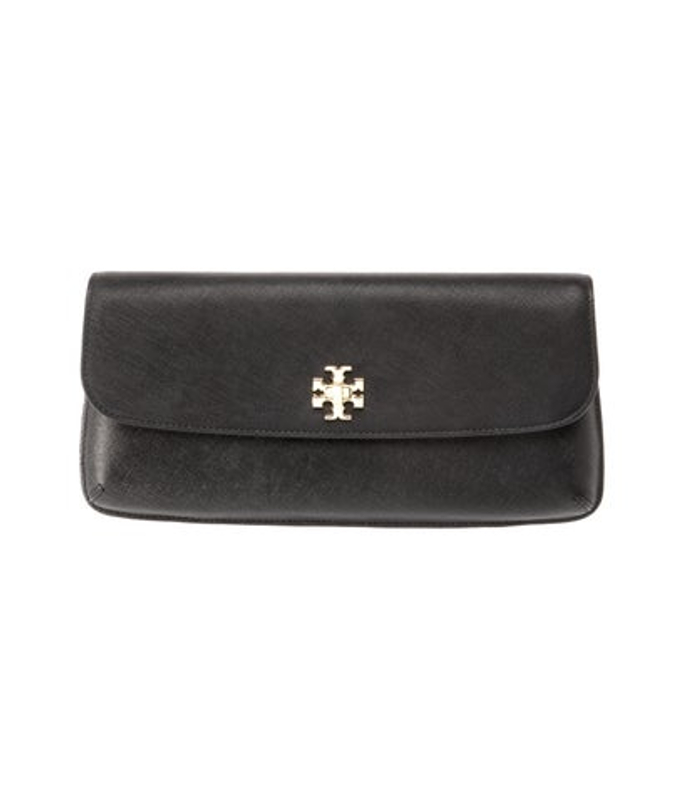 Tory Burch Burch Saffiano Leather Clutch