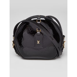 Louis Vuitton Louis Vuitton Black Monogram Vernis Boite Chapeau Souple MM Bag